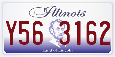 IL license plate Y563162