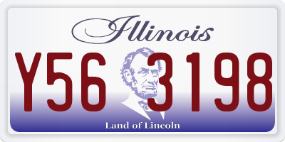 IL license plate Y563198