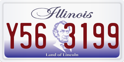 IL license plate Y563199