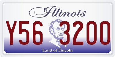 IL license plate Y563200