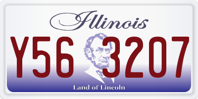 IL license plate Y563207