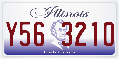 IL license plate Y563210