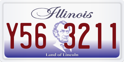 IL license plate Y563211