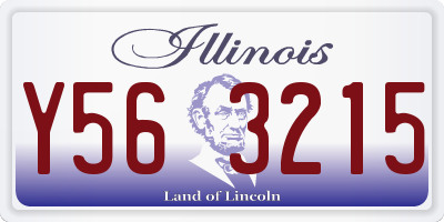 IL license plate Y563215