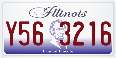 IL license plate Y563216
