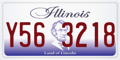 IL license plate Y563218