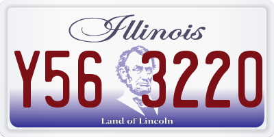 IL license plate Y563220