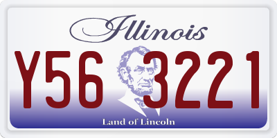 IL license plate Y563221