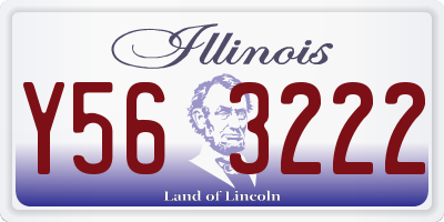 IL license plate Y563222