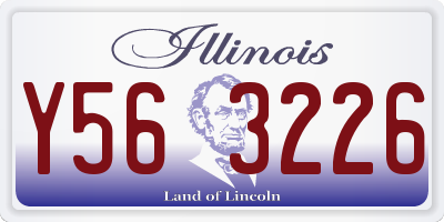 IL license plate Y563226