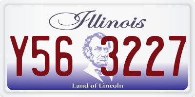 IL license plate Y563227