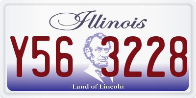 IL license plate Y563228