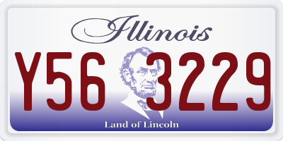 IL license plate Y563229