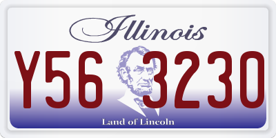 IL license plate Y563230