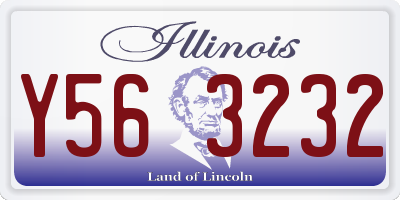 IL license plate Y563232