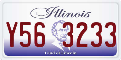 IL license plate Y563233