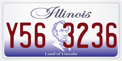 IL license plate Y563236