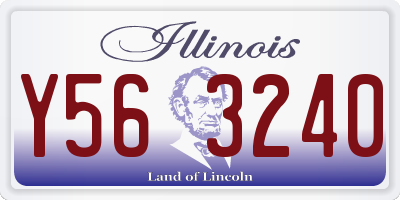 IL license plate Y563240