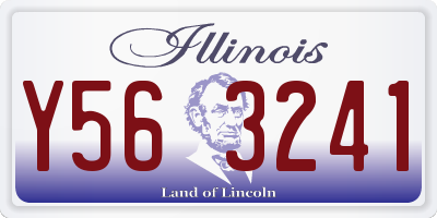 IL license plate Y563241