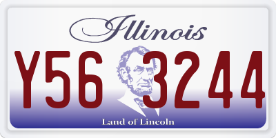 IL license plate Y563244