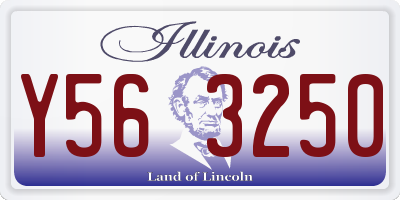 IL license plate Y563250