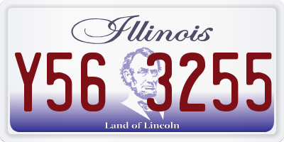 IL license plate Y563255