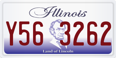 IL license plate Y563262