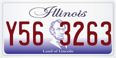 IL license plate Y563263
