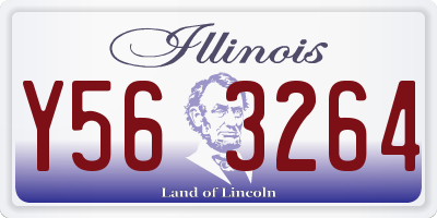 IL license plate Y563264