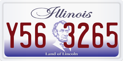 IL license plate Y563265