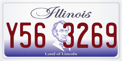 IL license plate Y563269