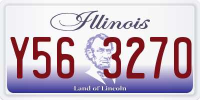 IL license plate Y563270