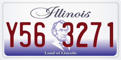 IL license plate Y563271