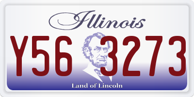 IL license plate Y563273