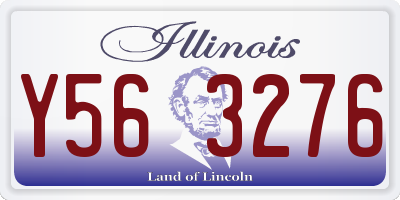 IL license plate Y563276