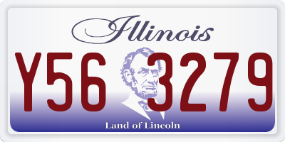 IL license plate Y563279