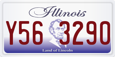IL license plate Y563290