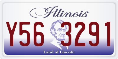 IL license plate Y563291