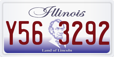 IL license plate Y563292