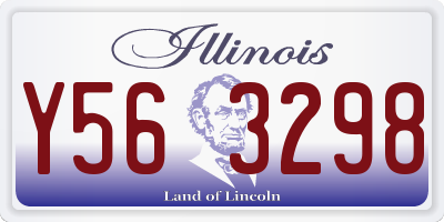 IL license plate Y563298