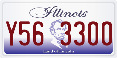 IL license plate Y563300