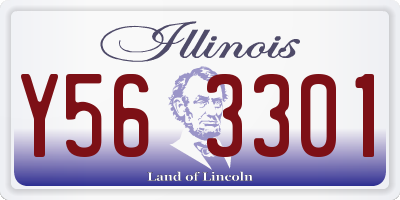 IL license plate Y563301