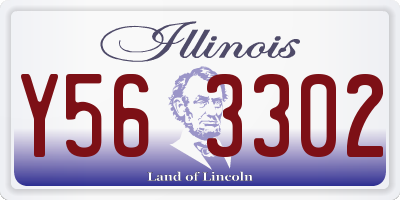 IL license plate Y563302