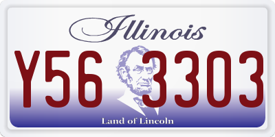 IL license plate Y563303