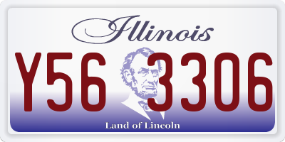 IL license plate Y563306