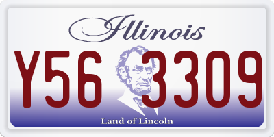 IL license plate Y563309