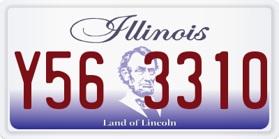 IL license plate Y563310