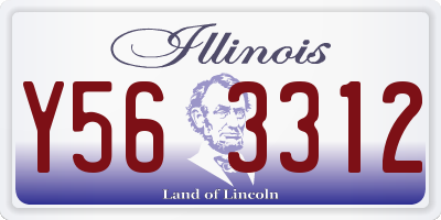 IL license plate Y563312