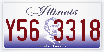 IL license plate Y563318