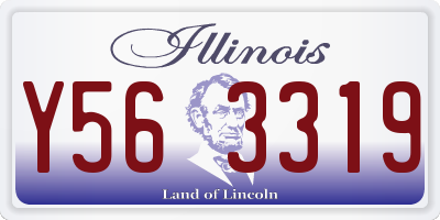 IL license plate Y563319